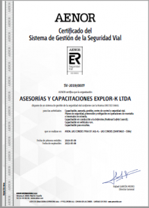 Certificación ISO 39001